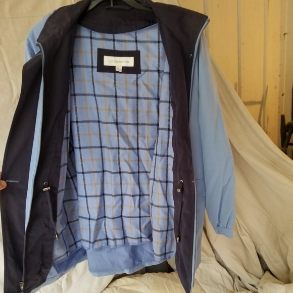 Women’s Liz Claiborne Winter Coat Blue – size Medium - Picture 2 of 8